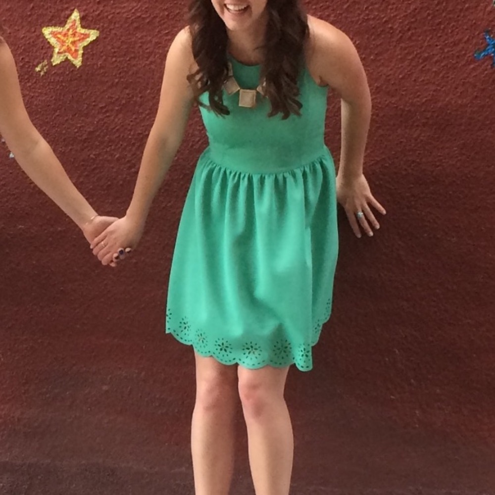 Frenchi Green Dress